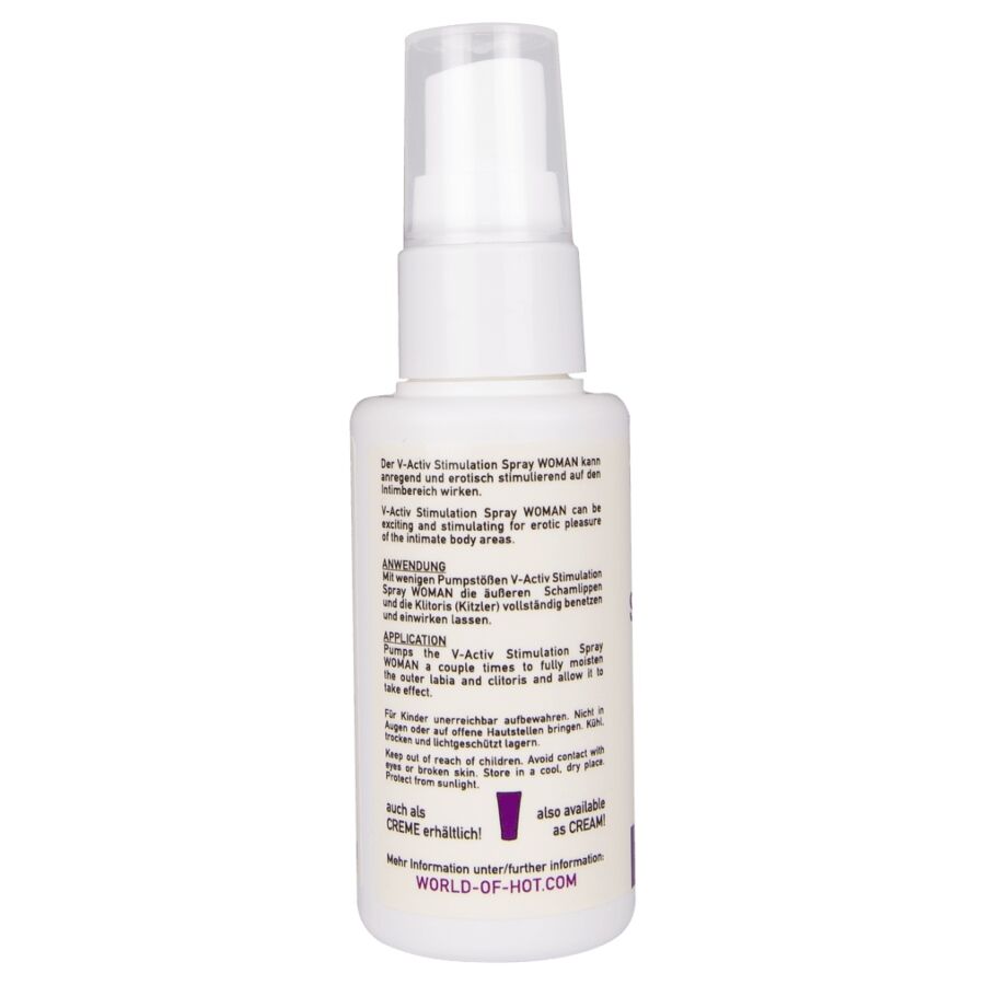 Hot - V-activ Spray Estimulante Para Mujer 50 Ml
