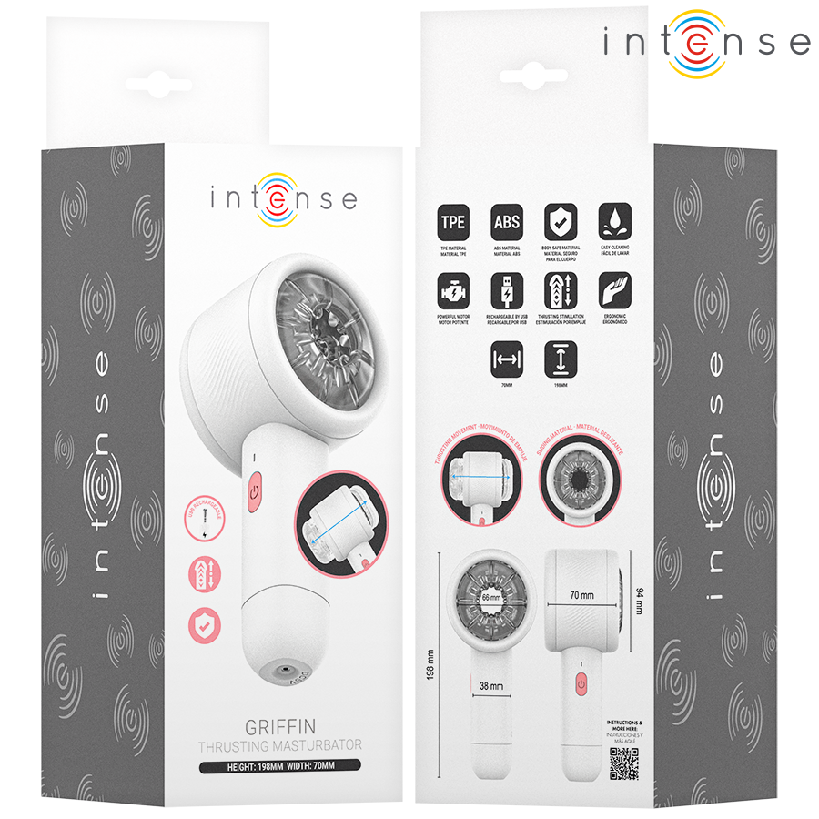 Intense - Griffin Masturbador Masculino Con Empuje Avanzado