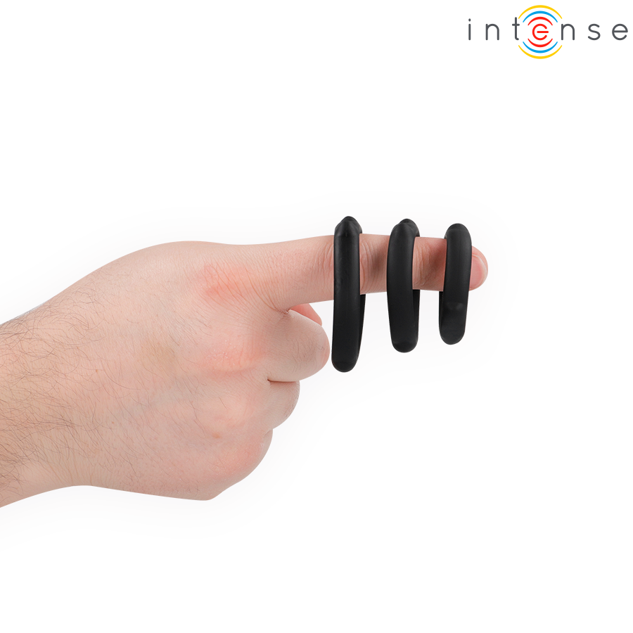 Intense - Peter Set De 3 Anillos Modelo 9