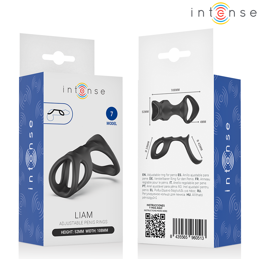 Intense - Liam Anillo Ajustable Modelo 7