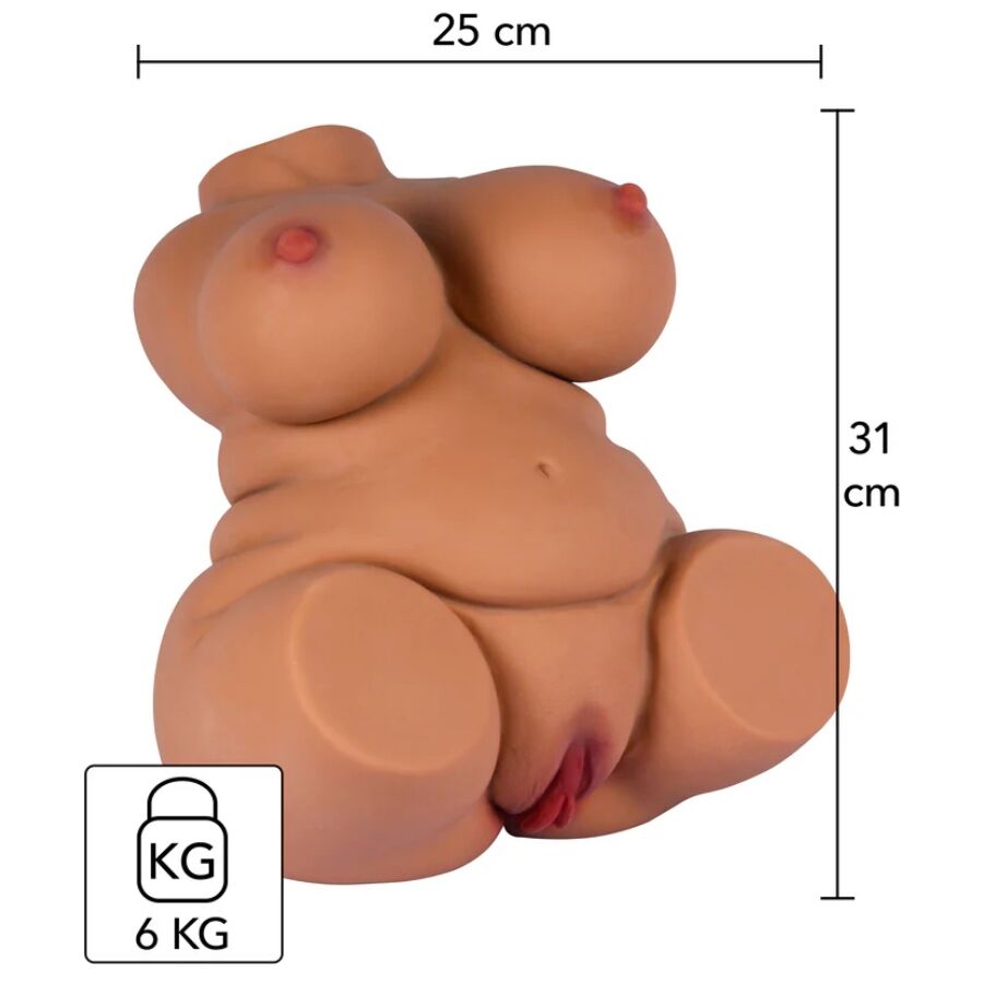 Hidden Desire - Fat Fuck Queen Torso Masturbador Femenino 6 Kg