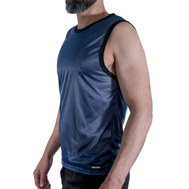 Macho - Camiseta Azul Marino S/m