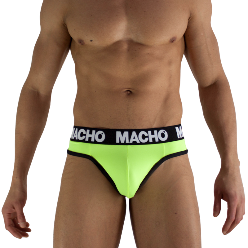 Macho - Mtg001 Tanga Amarillo Fluor S