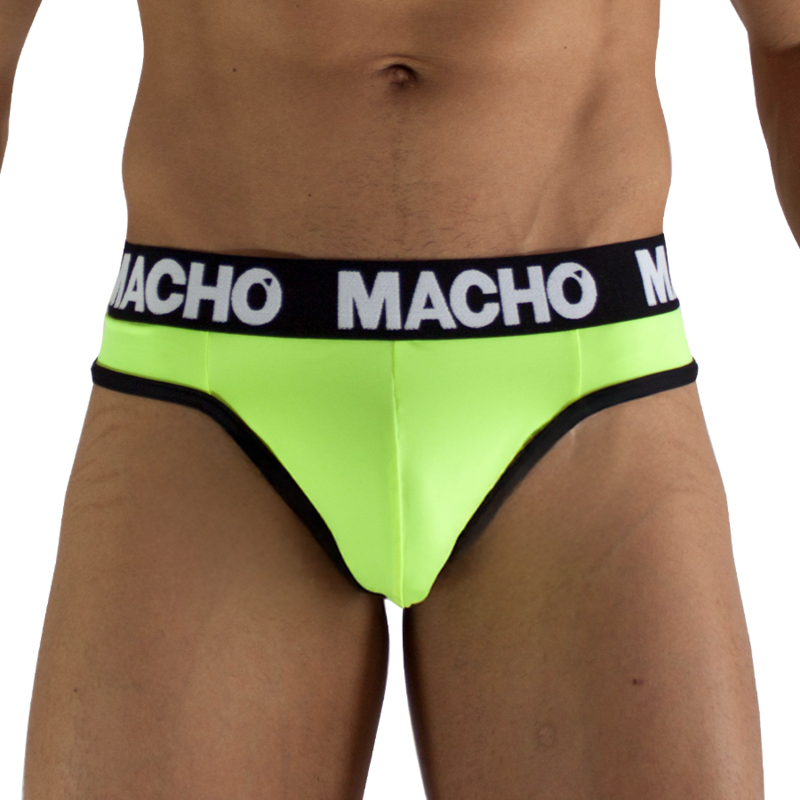 Macho - Mtg001 Tanga Amarillo Fluor S