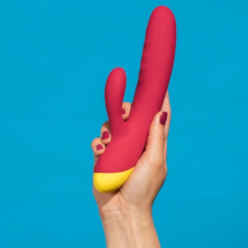 Romp - Jazz Vibrador Rabbit Recargable Rojo