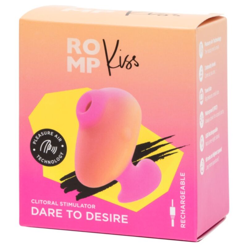 Romp - Kiss Succionador De Clítoris Vibrador De Dedo Recargable
