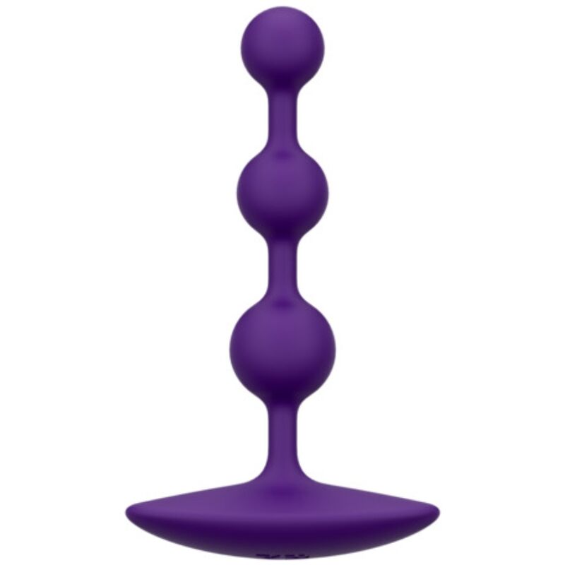 Romp - Amp Purple Bolas Anales Flexibles De Silicona 12,5 Cm Morado