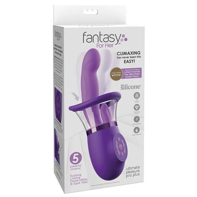 Fantasy For Her - Vibrador Rabbit Ultimate Pleasure Pro Plus Morado
