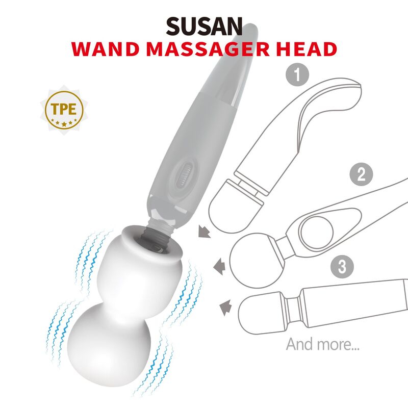 Pretty Love - Susan Cabezal Power Head Para Masajeador Varita Ø 6,5 Cm