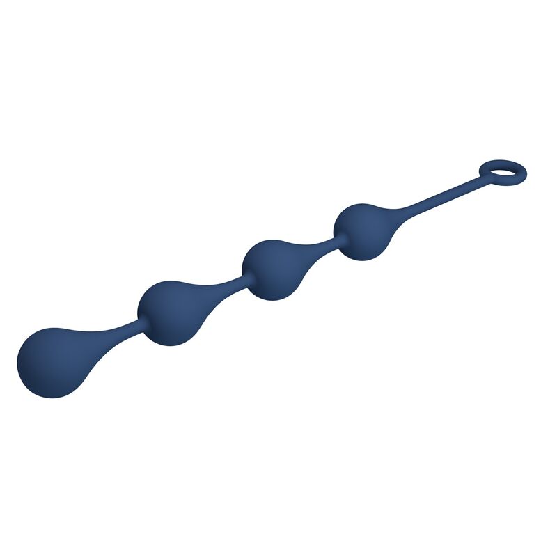 Mr Play - Bolas Anales Silicona Azul Talla L 42,6 Cm
