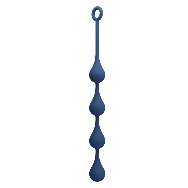 Mr Play - Bolas Anales Silicona Azul Talla L 42,6 Cm