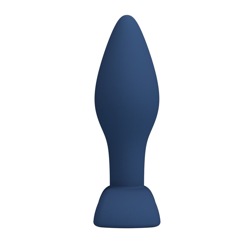 Mr Play - Plug Anal Cónico Silicona Azul S