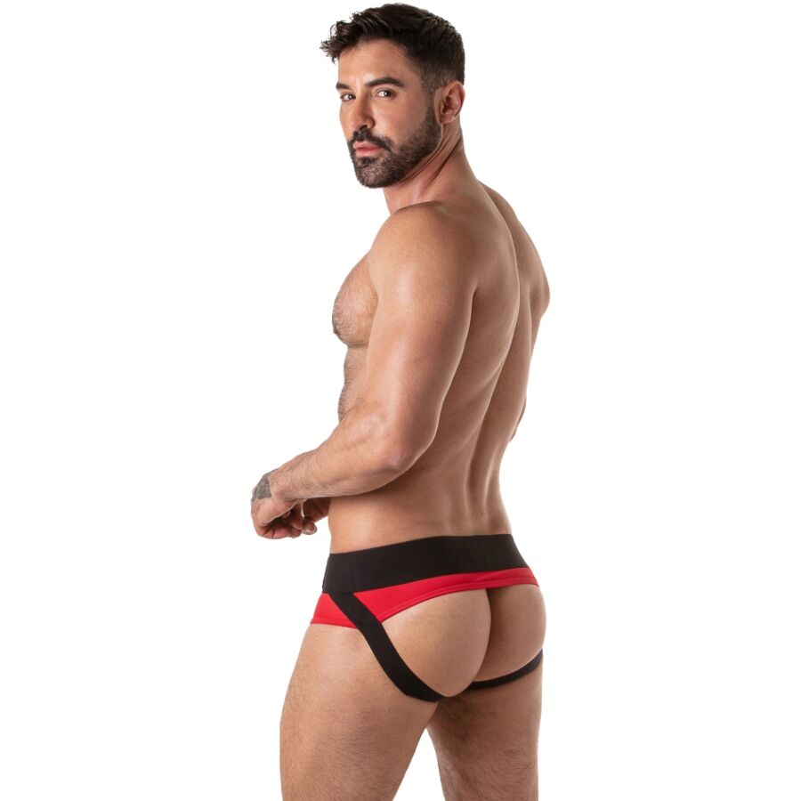 Locker Gear - Wide Waistband Jock Brief Rojo L