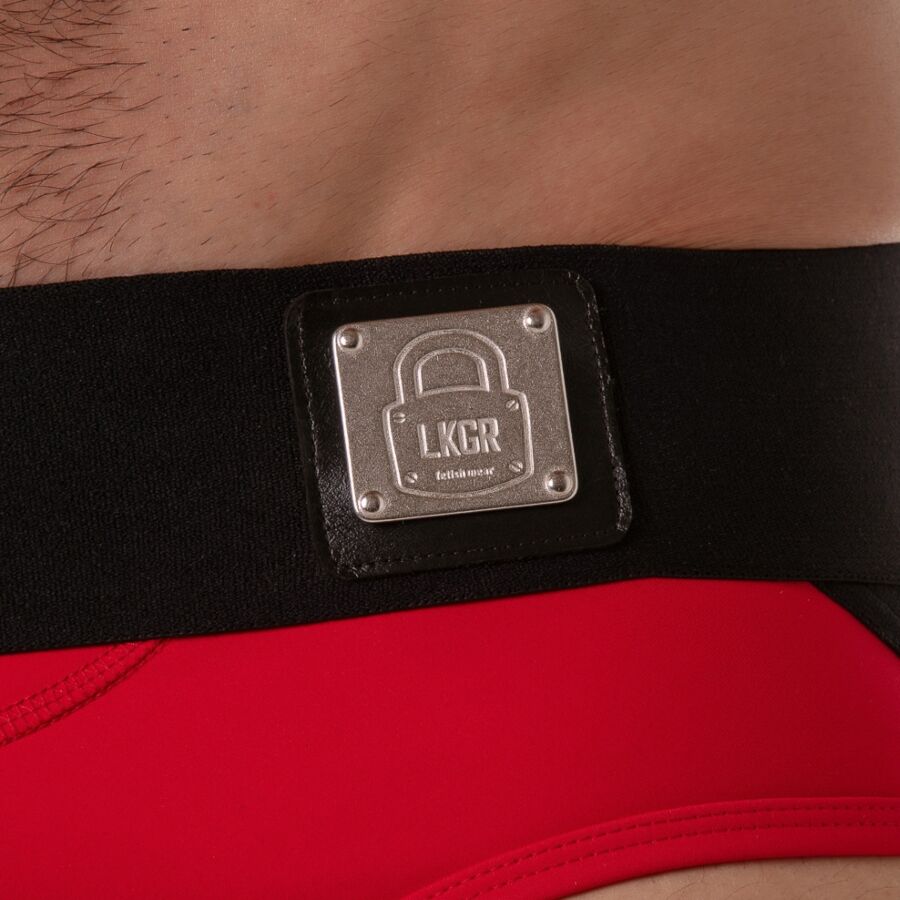 Locker Gear - Wide Waistband Jock Brief Rojo L