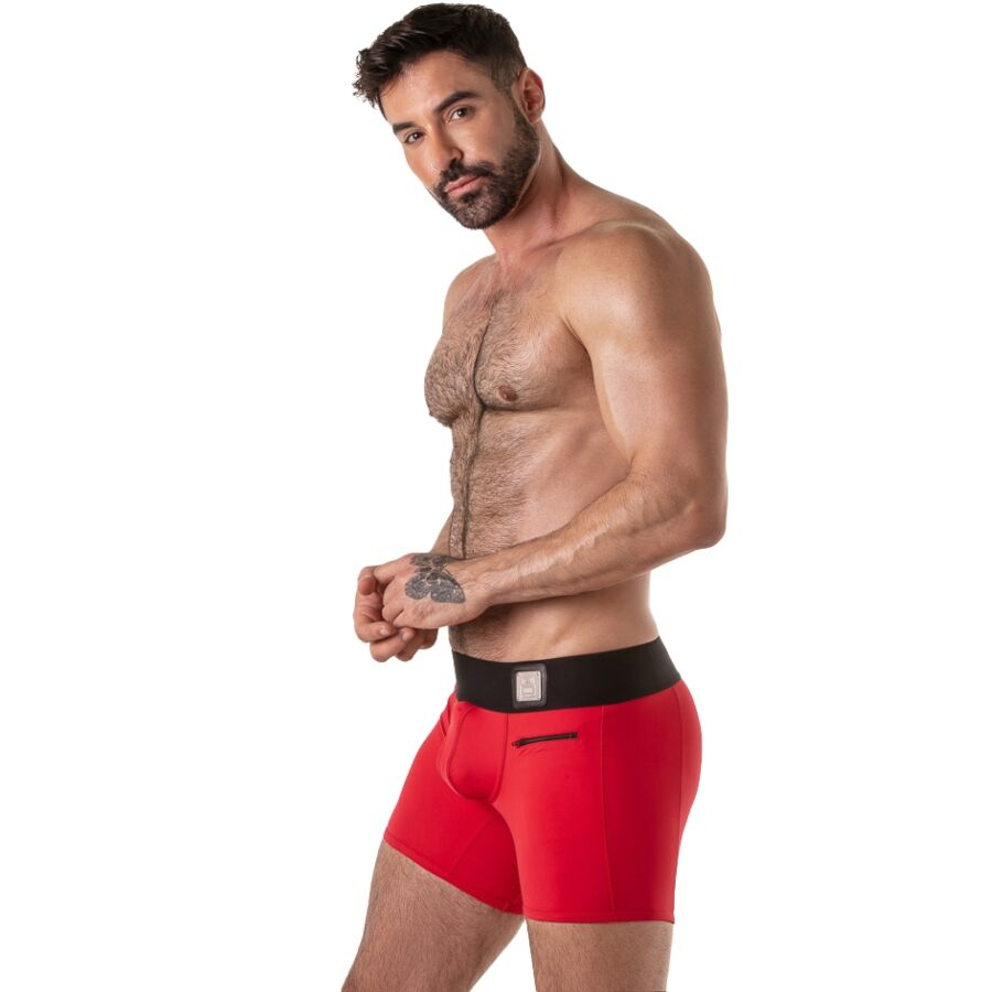 Locker Gear - Wide Waistband Trunk Rojo L