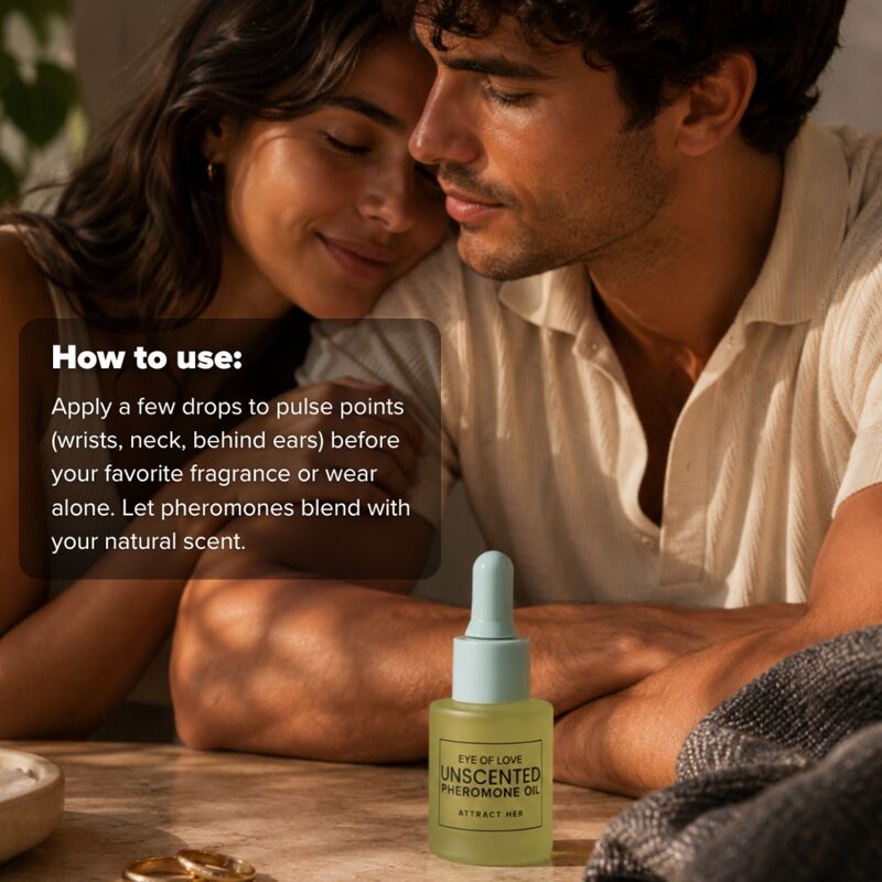 Eye Of Love - Aceite Perfumado Con Feromonas Para Hombre Sin Fragancia 20 Ml