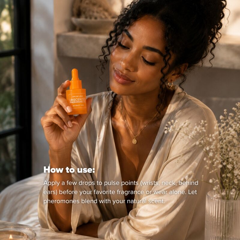 Eye Of Love - Aceite Perfumado Con Feromonas Para Mujer Sin Fragancia 20 Ml