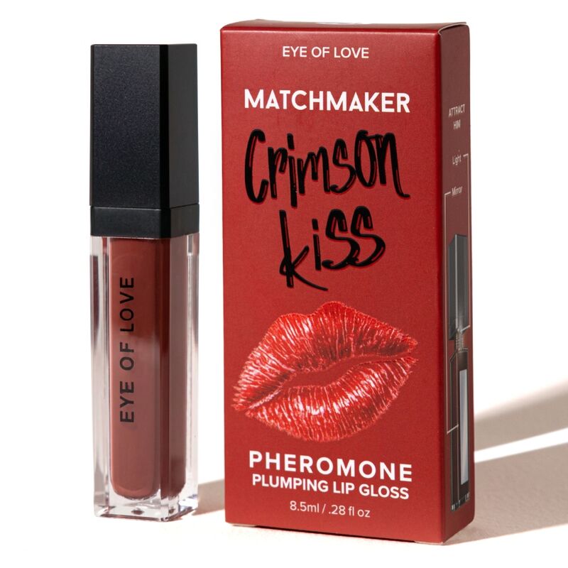 Eye Of Love - Matchmaker Crimson Kiss Brillo Labial Rojo Efecto Volumen Con Feromonas 8,5 Ml