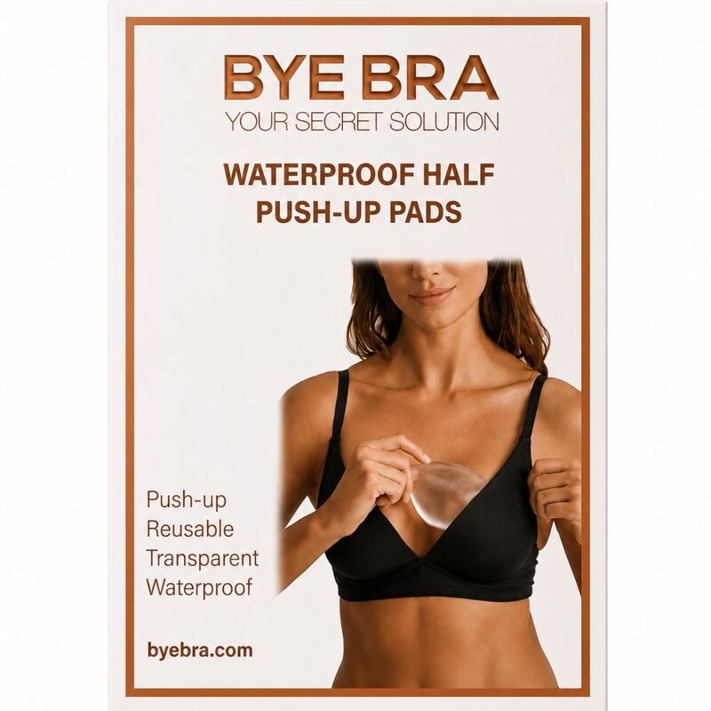 Bye-bra - Semi Almohadillas Push-up Transparente