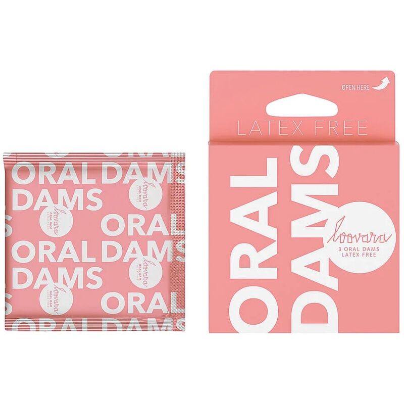 Loovara - Oral Dams Barreras Orales Sin Látex 3 Uds