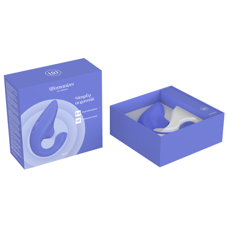 Womanizer - Blend Estimulador Vibrador Rabbit Azul
