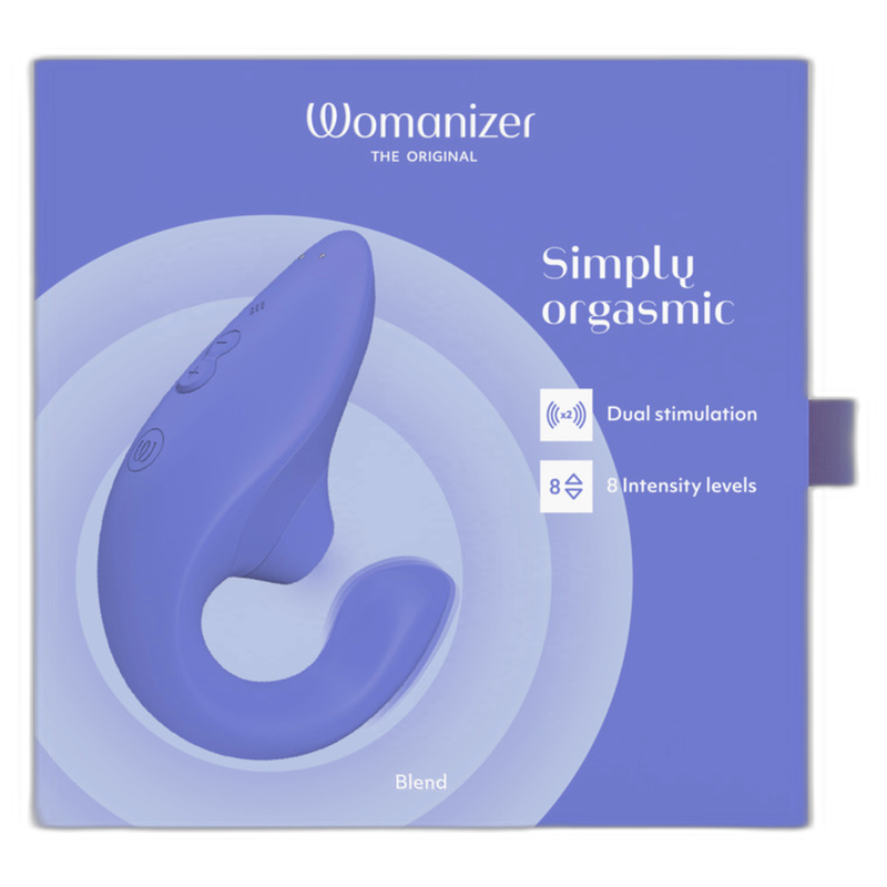 Womanizer - Blend Estimulador Vibrador Rabbit Azul