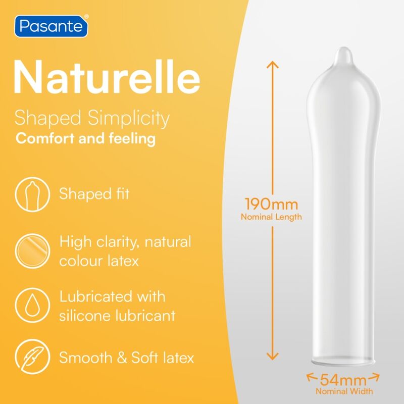 Pasante - Preservatvos Gama Naturelle 3 Unidades