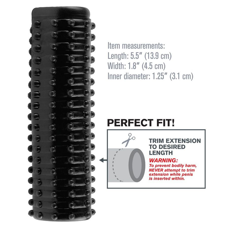 Funda De Pene Placer Mágico Fantasy X-Tensions - Color Negro