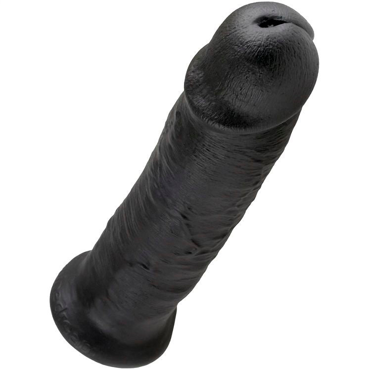 King Cock - 10 Pene Negro 25 Cm