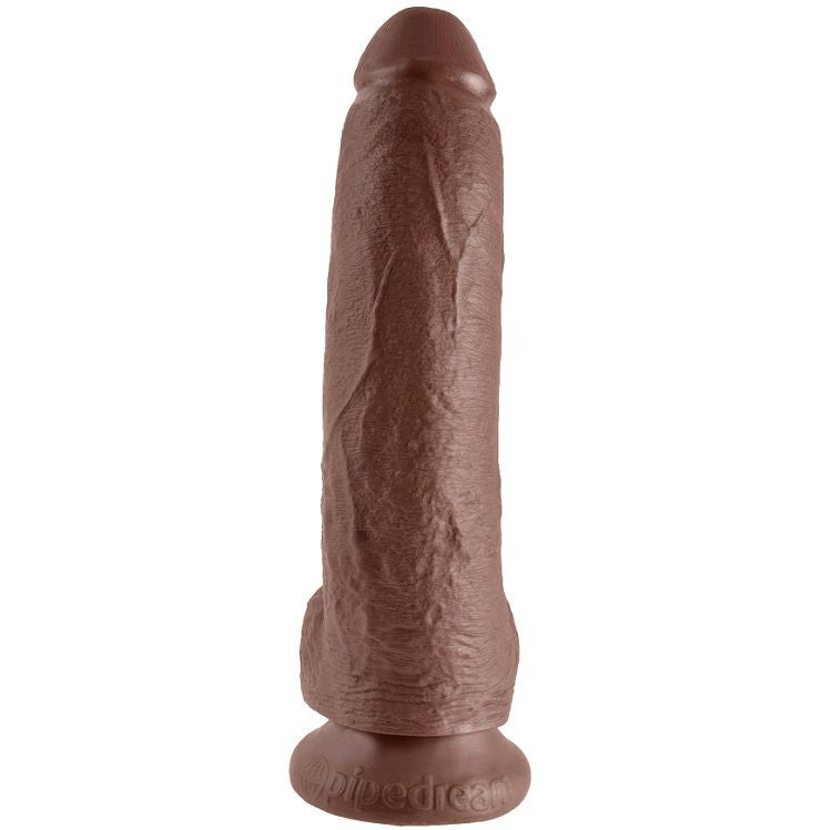 King Cock 9 Pene Realistico Marron 22.9 Cm