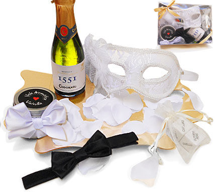 Inedit - Kit Erótico Blanco Mascara Veneciana