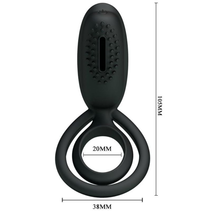 Pretty Love Anillo Vibrador Con Estimulador Esther