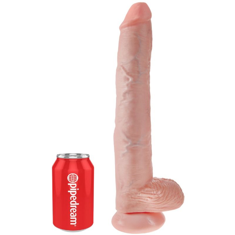 King Cock Pene Realístico Con Testículos 37,5cm