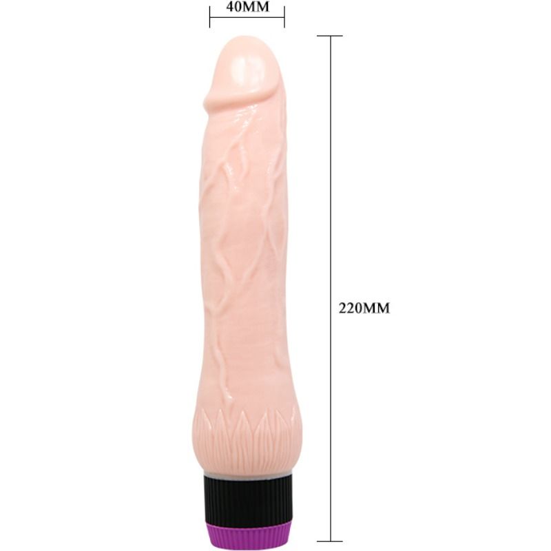Adour Club Vibrador Realistico Base Ancha 22 Cm