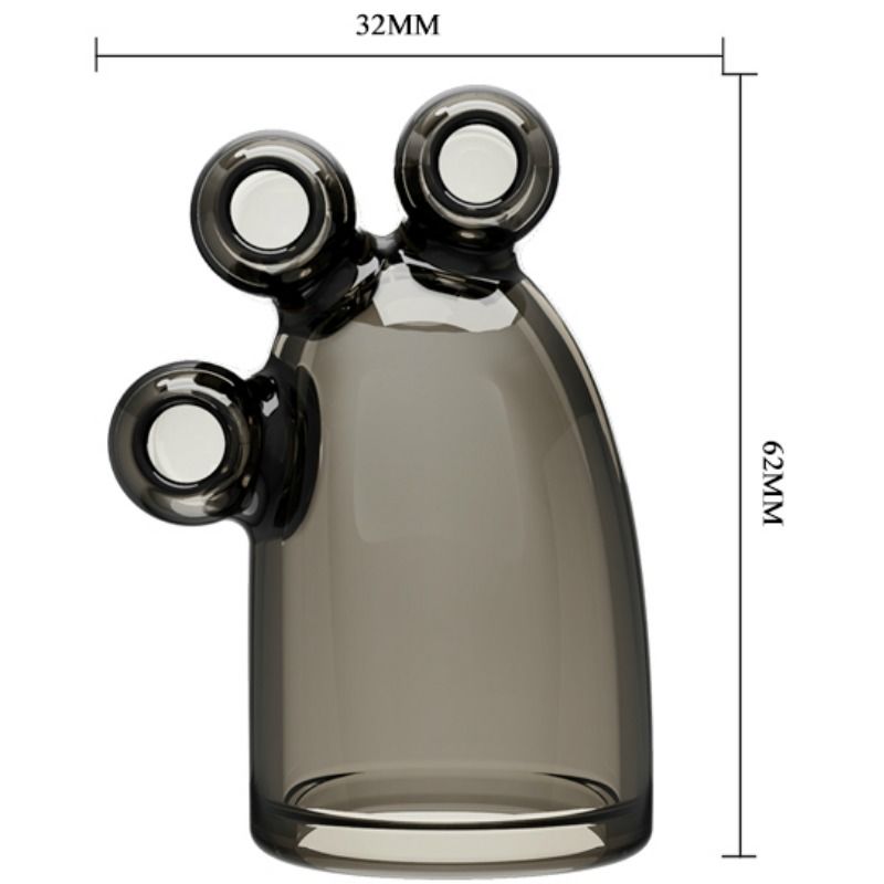 Baile - Funda Vibradora Vibrating Crystal Cap Ii