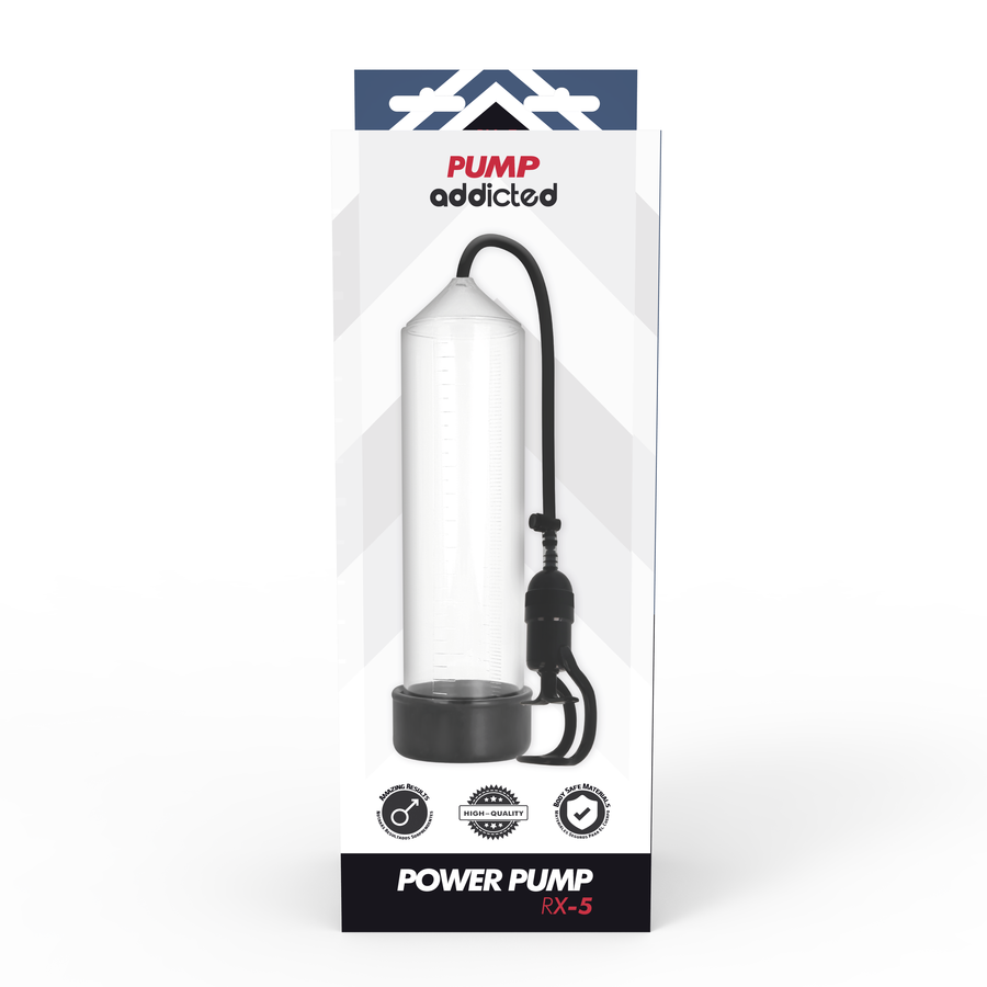 Pump Addicted - Bomba Erección Rx5 Transparente