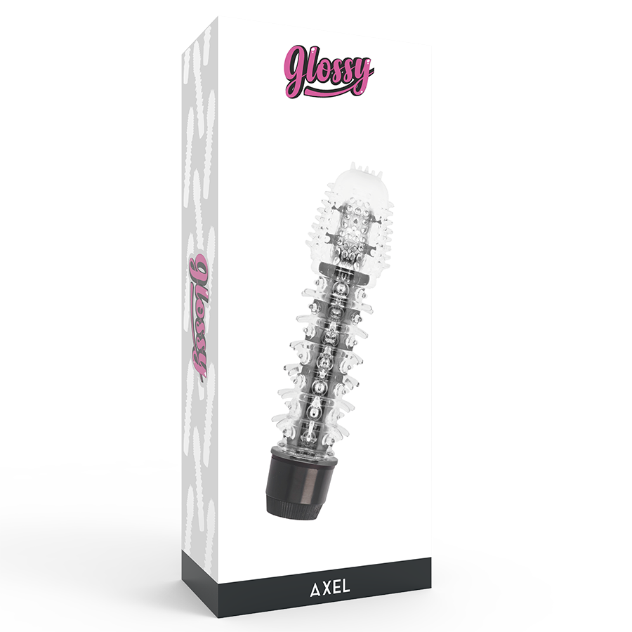 Glossy - Axel Vibrador Negro