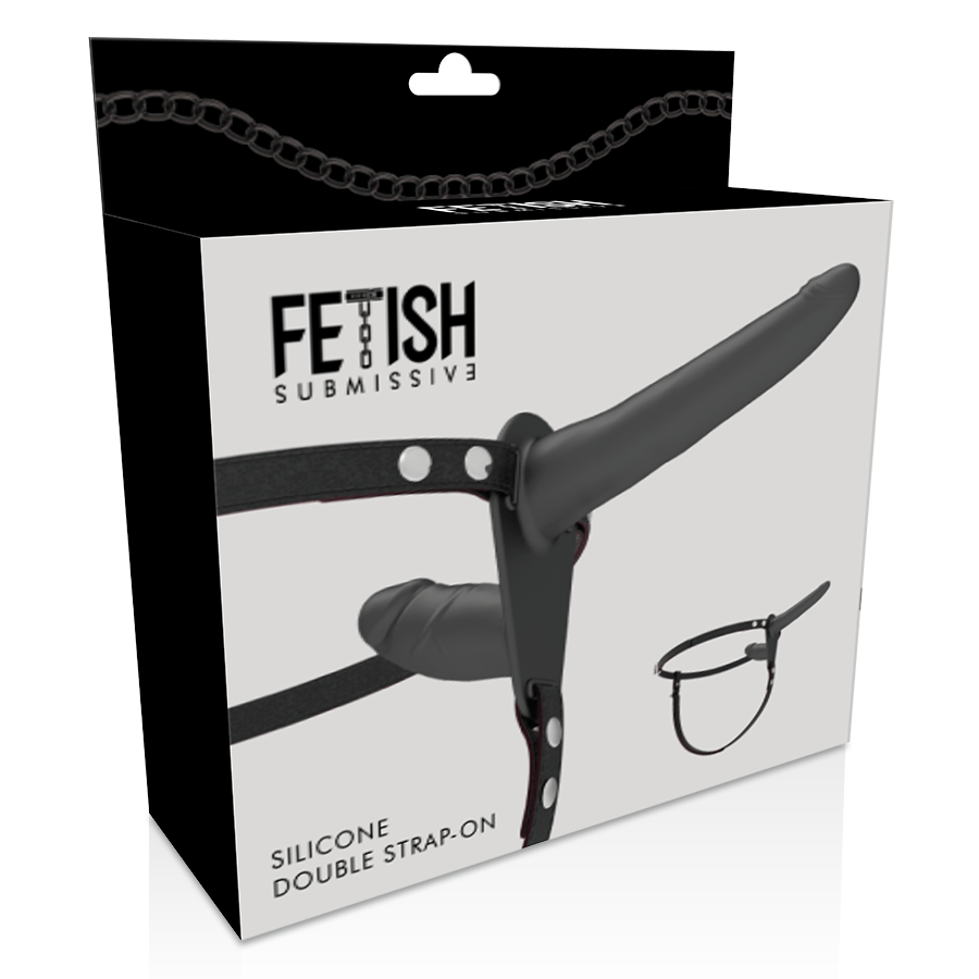 Fetish Submissive Harness - Doble Penetración Negro