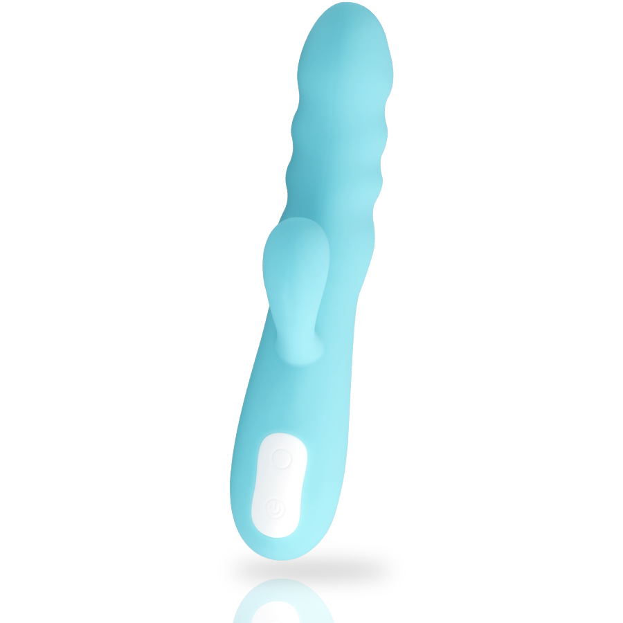 Mia - Eiffel Vibrador Rotador Azul Turquesa