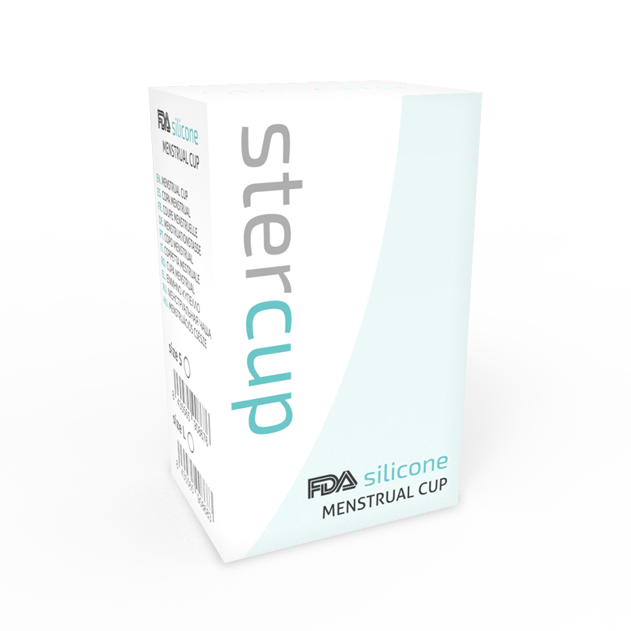 Stercup - Copa Menstrual Fda Silicona Rosa - Talla S