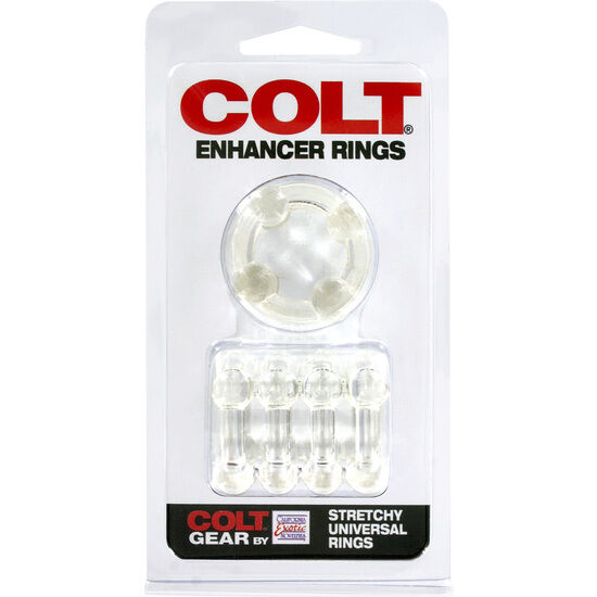 Calexotics - Colt Enhancer Rings Anillos Para El Pene Transparentes