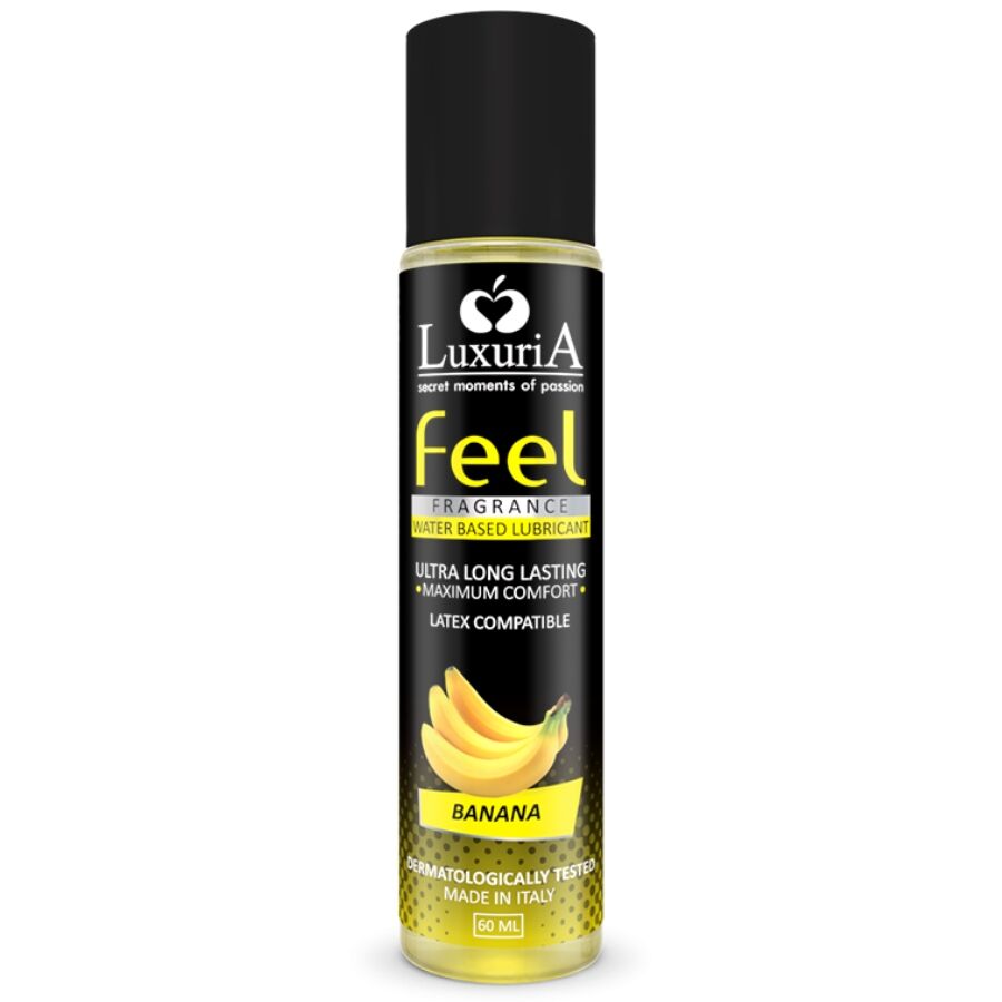 Lubricante Intimateline - Luxuria Feel Base Agua Platano 60 Ml