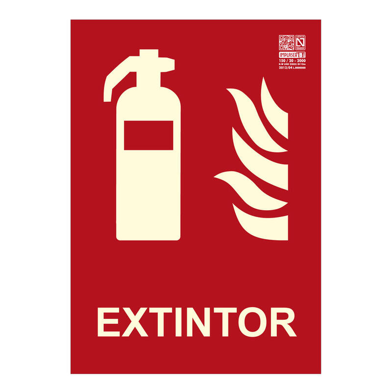 Implaser Ex229n-A4 Señal Extintor S/Marco 29,7x21cm