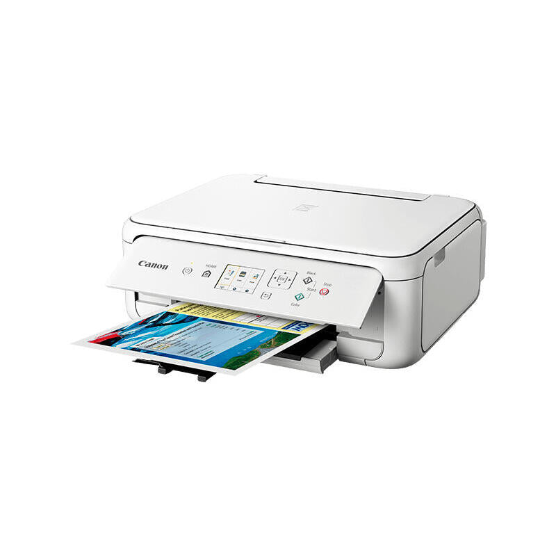 Impresora Canon Piixma Ts5151,Multifuncion,Color,216 X 297 Mm ,A4/Legal,120 Hojas,Usb 2.0 Wifi,Blanco