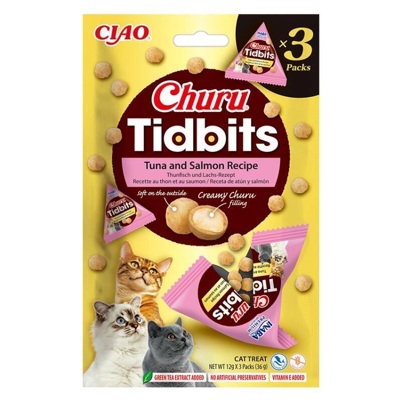 Inaba Cat Churu Tidbits 3p Tuna&Salmon 3x12g