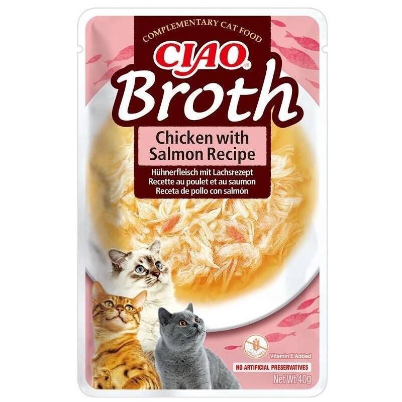 Inaba Ciao Caldo Sabor Pollo Con Salmón 40g