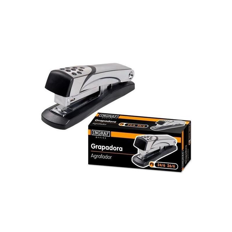 Ingraf Grapadora Office N5 20h Metálica Gris