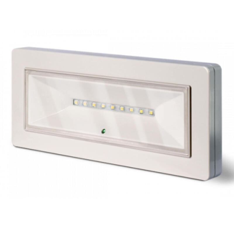 Inim Dvba110242 Luz De Emergencia Serie Diva Con Supervisión De Bus. Potencia 11w. Ip42