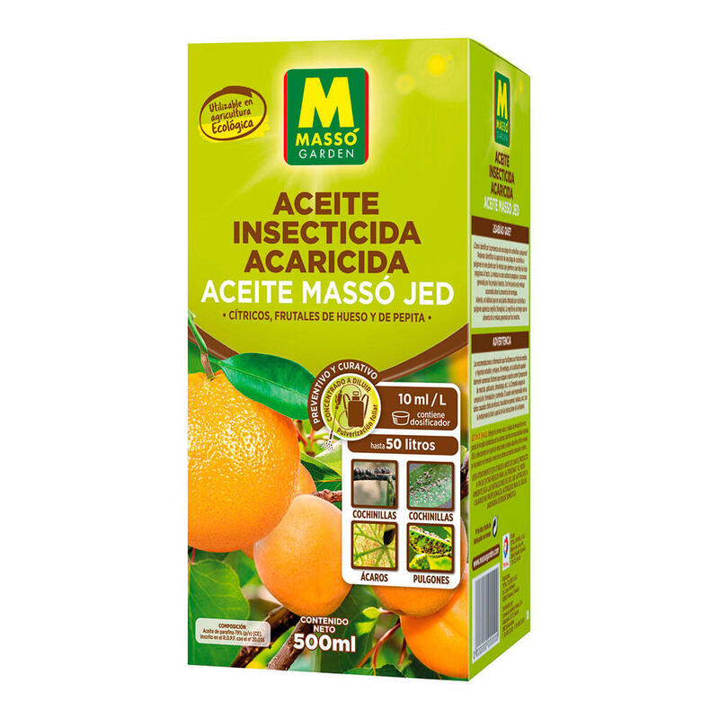 Insecticida Aceite Acaricida Concentrado A Diluir 500 Ml