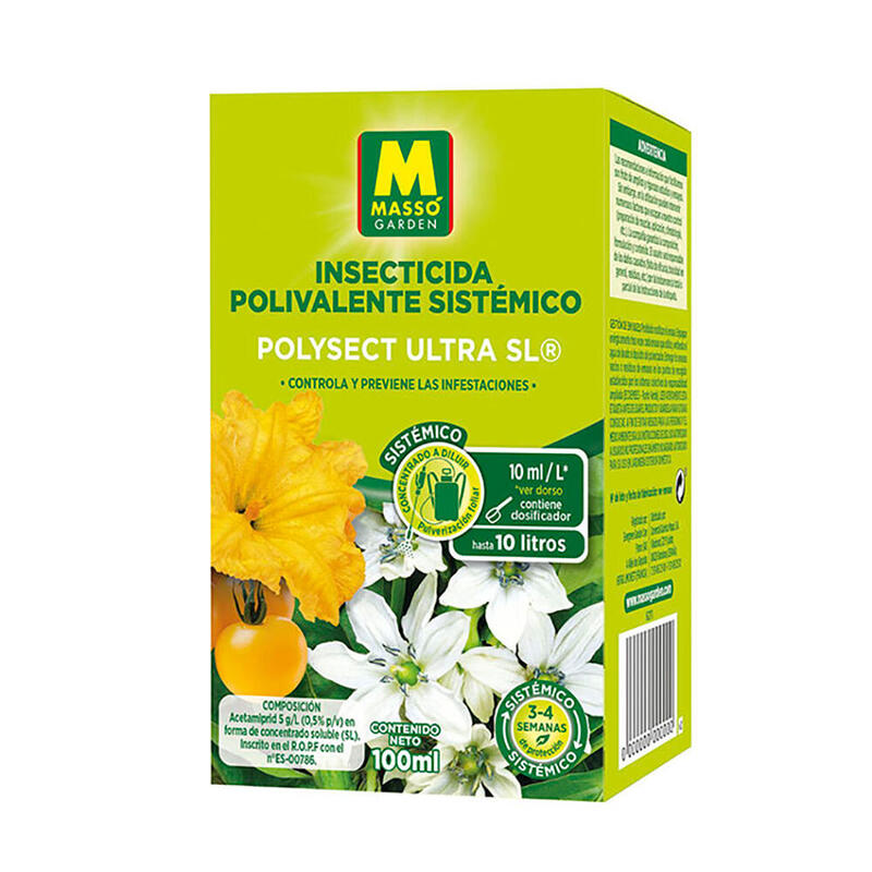 Insecticida Polivalente Sistémico Concentrado A Diluir 100 Ml